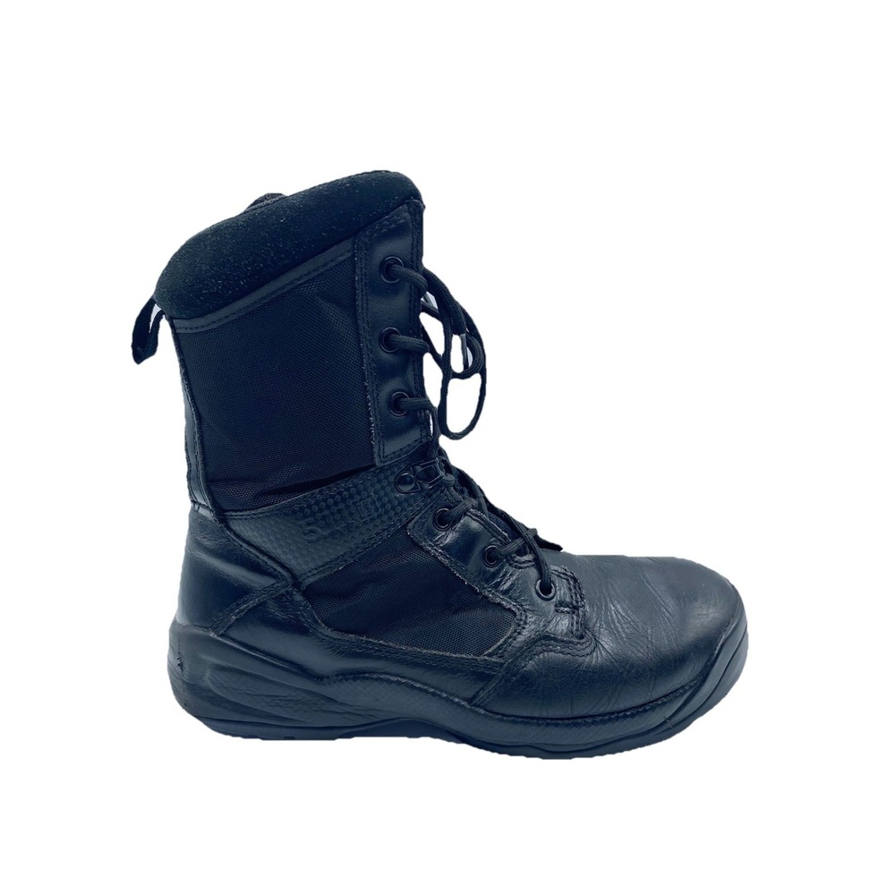 5.11 Tactical Mens ATAC 2.0 8 Inch Black Side Zip Size 9 Combat Boots Lace Up